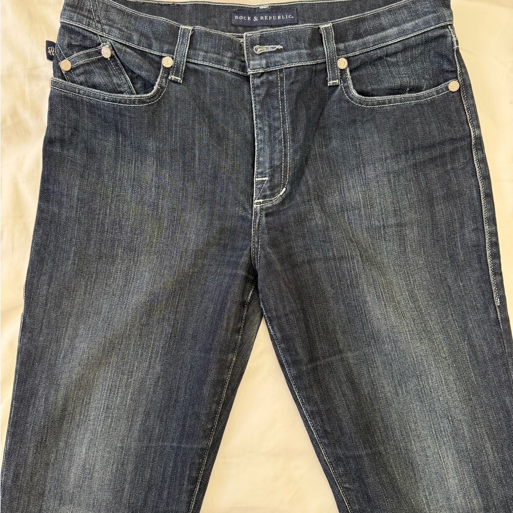Rock & Republic Dark Blue Flare Jeans